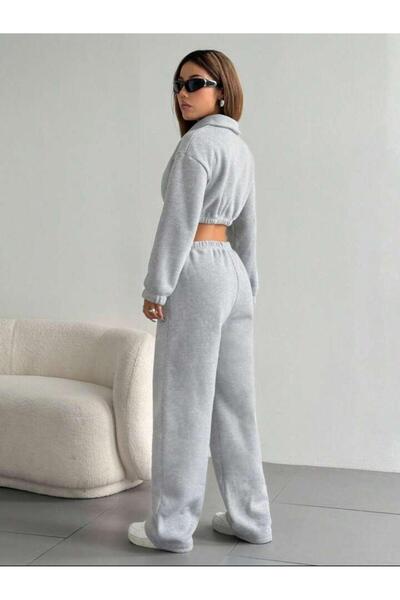 Le Vion Unisex Baggy Iki Iplik Mevsimlik Oversize Eşofman Pantolon