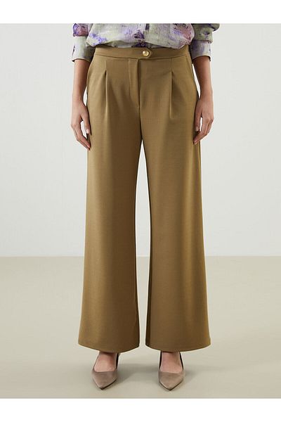 LC Waikiki Loose Fit Crepe Women's Trousers