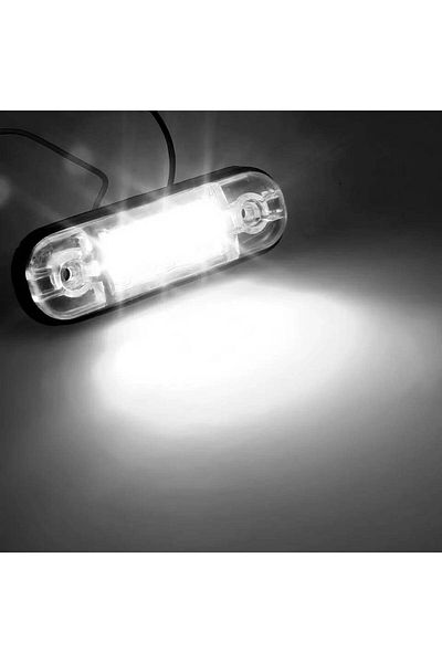 BGRJ Automotive Clearance lamp 3smd white, side, warning lamp, 12-24V