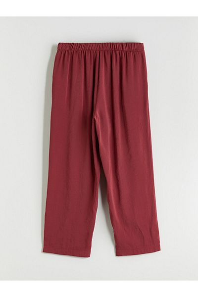 LC Waikiki Lcw Women's Elastic Waist Modal Blend Pants Fast Fashion