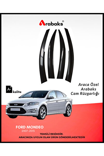 Arabaks Ford Mondeo 2007-2013 Cam Rüzgarlığı 4'lü Takım (MUGEN TİP, DAYANIKLI...