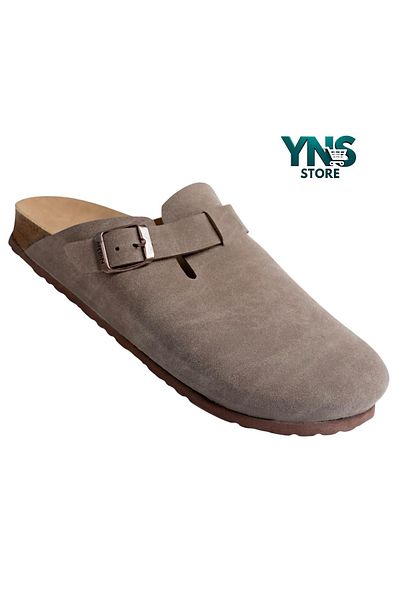 Ynsstore Νέα σεζόν Νέο μοντέλο Boston Slippers Unisex Μπεζ Χρώμα