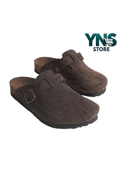 Ynsstore Νέα σεζόν Νέο μοντέλο Boston Slippers Unisex Μπεζ Χρώμα