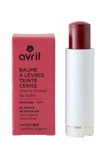 Avril Cerise colored lip balm, cherry red, 4.8gr -