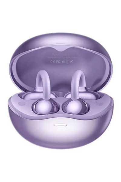 REDz Accessories Căști Bluetooth REMAX W29 CozyBuds, capacitate 250mAh, clipsabile, violet