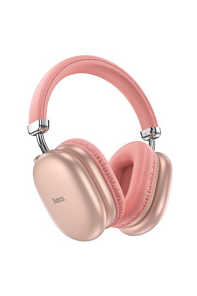 REDz Accessories Căști over-ear, Hoco W35 Max, design pliabil, Bluetooth, autonomie baterie 90h, roz