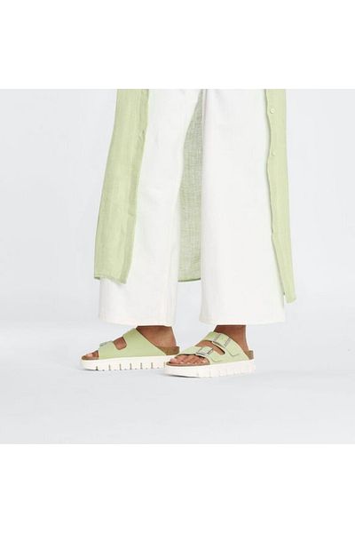 Birkenstock Дамски зелени чехли Arizona Chunky 1026888