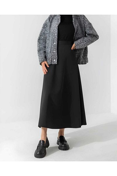MODA Scuba Fabric Bell Skirt