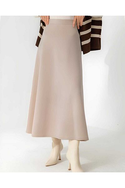 MODA Scuba Fabric Bell Skirt