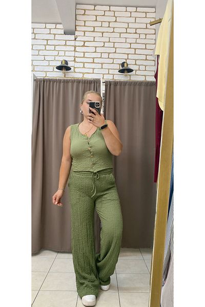 TUBA TOPTAŞ Gofre Pocket Trousers