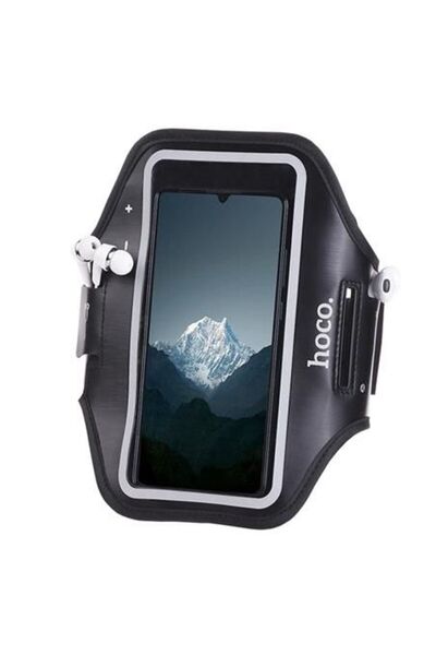 REDz Accessories Αθλητικό περιβραχιόνιο για τηλέφωνο, Hoco BAG01, μαύρο