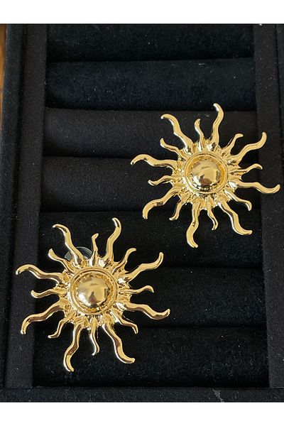 Rupen Kraft Sun Model Stylish Design Earrings