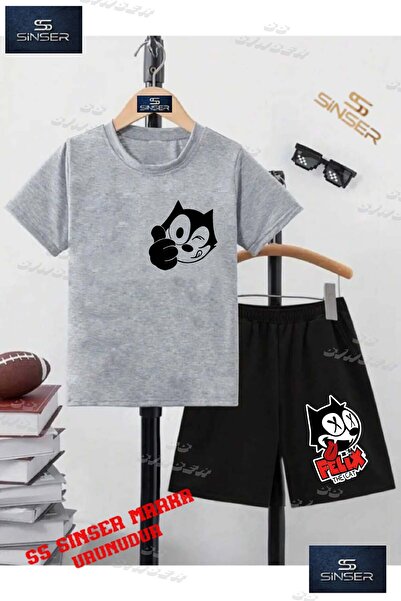 SS SİNSER Tricou cu gât rotund imprimat personalizat pentru copii UNISEX „FEL...