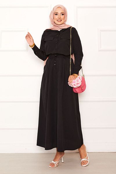 EBRUTESETTÜR Double Suit with Pocket Detail Skirt