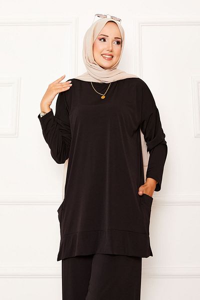 EBRUTESETTÜR Pocket Detailed Sandy Double Set