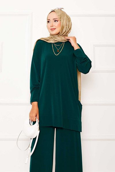EBRUTESETTÜR Pocket Detailed Sandy Double Set