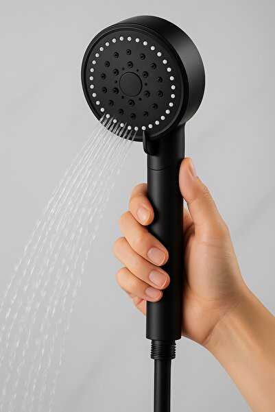 obrigado 5 Fonksiyonlu Yüksek Basınçlı Ayarlanabilir El Duşu – Siyah / Turbo ...