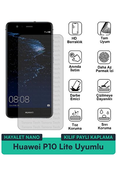 Milat Tech حافظة هواوي P10 لايت جيلي نانو متوافقة مع طبقة حماية الشاشة، هيكل مرن