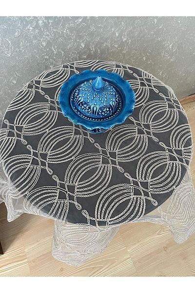 ZESA HOME Покривка за маса Fiskos от тюл и дантела