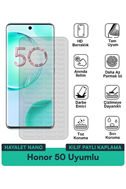 Milat Tech غطاء حماية نانو لهاتف هونور 50 متوافق مع فيلم حماية الشاشة مقاوم ل...