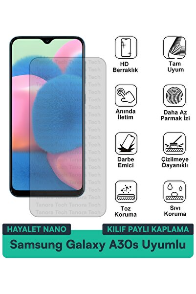 Milat Tech حافظة سامسونج جالاكسي A30s هايتل نانو متوافقة مع طبقة حماية الشاشة...