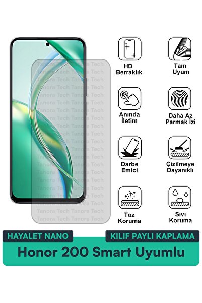 Milat Tech غطاء حماية نانو ذكي لهاتف هونور 200 مع فيلم حماية للشاشة مقاوم للخ...