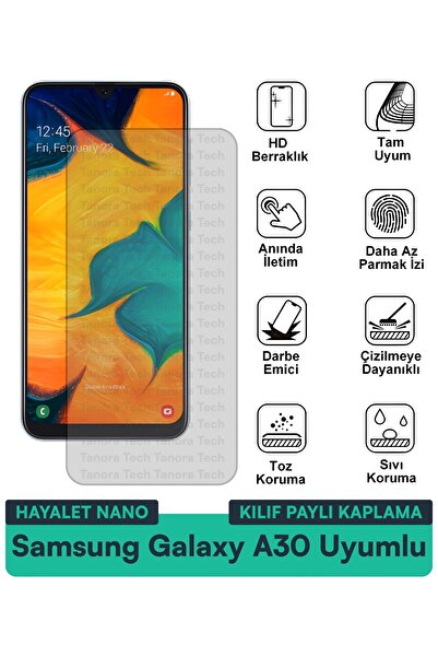 Milat Tech حافظة سامسونج جالاكسي A30 هايلايت نانو متوافقة مع طبقة حماية الشاش...