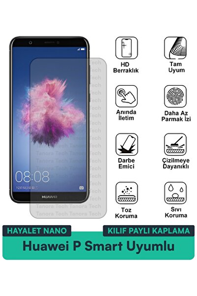 Milat Tech غطاء حماية نانو لهاتف هواوي P سمارت متوافق مع فيلم حماية الشاشة مق...