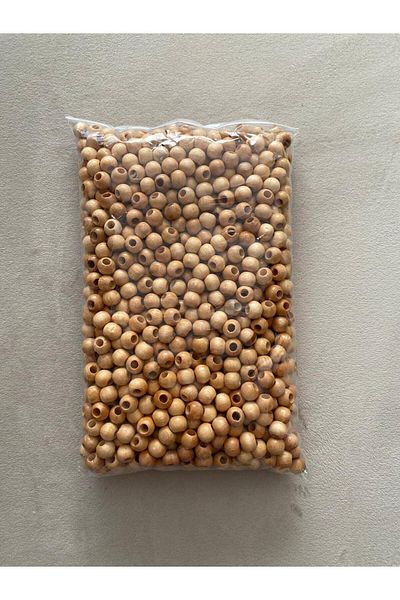 312 KONSEPT 100 Pieces of 10 mm Wooden Beads (50 Grams)