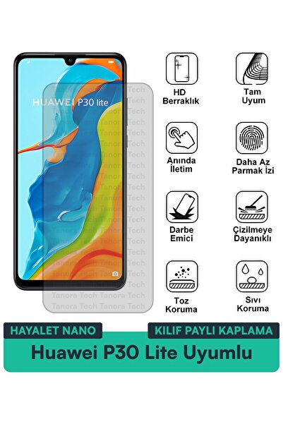 Milat Tech غطاء حماية نانو لهاتف هواوي P30 لايت متوافق مع فيلم حماية الشاشة م...
