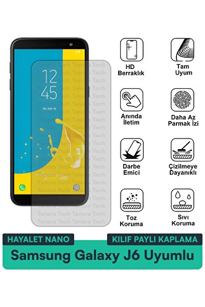 Milat Tech حافظة سامسونج جالاكسي J6 هايلايت نانو متوافقة مع طبقة حماية الشاشة...