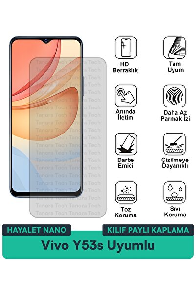 Milat Tech غطاء حماية نانو لهاتف فيفو Y53s متوافق مع طبقة حماية الشاشة مقاومة...