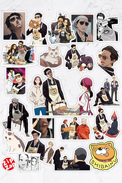 ZipZap Paket nalepnica od ljepljive folije anime serije The Way of the Househ...