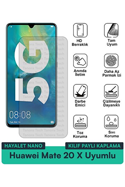 Milat Tech حافظة هواوي ميت 20 إكس هايلايت نانو متوافقة مع طبقة حماية الشاشة م...