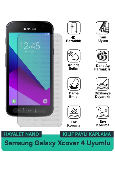 Milat Tech حافظة سامسونج جالاكسي إكس كوفر 4 هايلايت نانو متوافقة مع طبقة حماي...