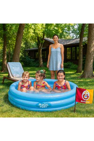 MAGIC PORT 1.52 metre x 30 cm boyutunda 282 LT KAPASİTE Üç Halka Yuvarlak Şiş...