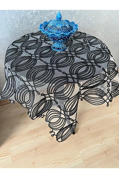 ZESA HOME Fiskos Tablecloth Tulle Laced Dowry Holder