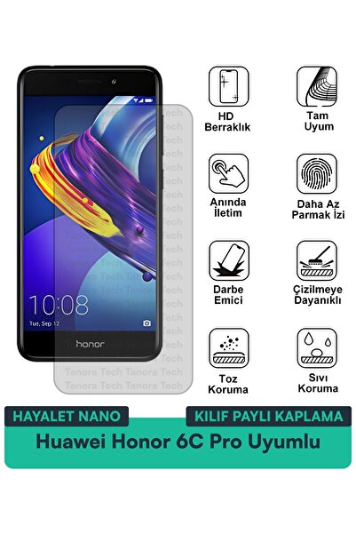 Milat Tech حافظة هواوي هونور 6C برو هايلايت نانو متوافقة مع طبقة حماية الشاشة...