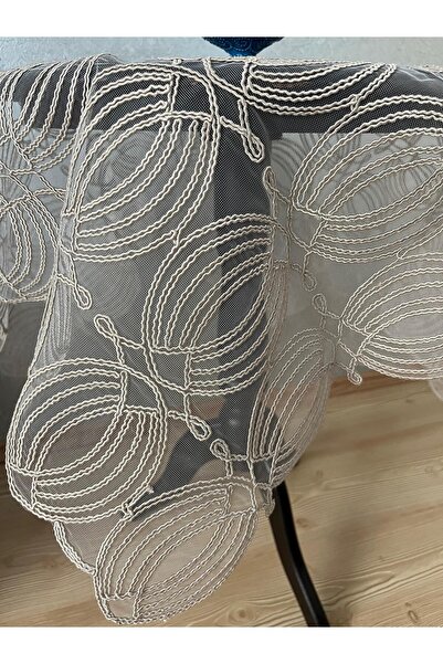 ZESA HOME Fiskos Tablecloth Tulle Laced Dowry Holder