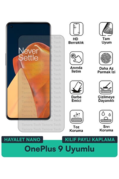 Milat Tech غطاء حماية شاشة متوافق مع هاتف OnePlus 9 Ghost Nano مقاوم للخدوش و...