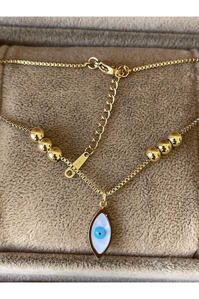 Rupen Kraft 316 L Surgical Steel Pearlescent Eye Detailed Stainless Tarnish Steel Hahal