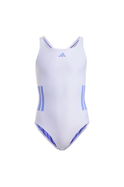 adidas Унисекс детски лилав бански костюм 3S BLD SWIMSUIT JN6588
