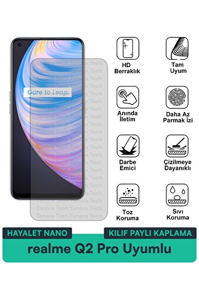 Milat Tech غطاء حماية نانو لهاتف ريلمي Q2 برو متوافق مع فيلم حماية الشاشة مقا...