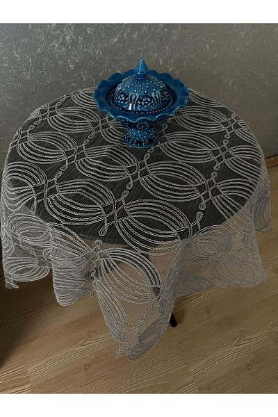 ZESA HOME Fiskos Tablecloth Tulle Laced Dowry Holder