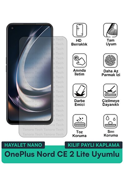 Milat Tech حافظة OnePlus Nord CE 2 Lite Hayalet Nano متوافقة مع طبقة حماية ال...