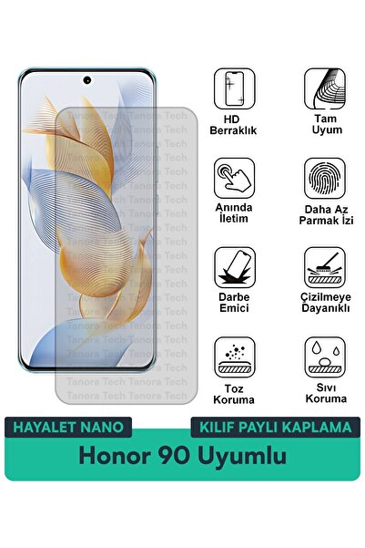 Milat Tech غطاء حماية نانو لهاتف هونور 90 متوافق مع فيلم حماية الشاشة مقاوم ل...