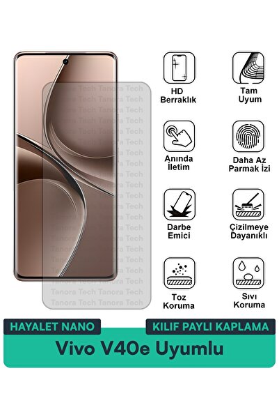 Milat Tech غطاء حماية نانو لهاتف فيفو V40e متوافق مع فيلم حماية الشاشة مقاوم ...