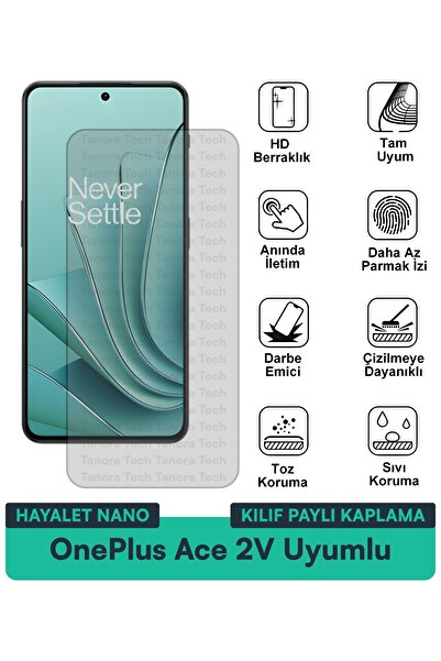 Milat Tech غطاء حماية نانو لهاتف ون بلس آيس 2 في متوافق مع فيلم حماية الشاشة ...