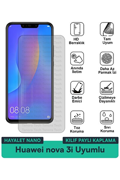 Milat Tech حافظة هواوي نوفا 3i هايلايت نانو متوافقة مع طبقة حماية الشاشة تحمي...