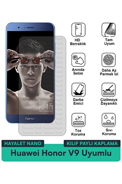 Milat Tech حافظة هواوي هونور V9 هايلايت نانو متوافقة مع طبقة حماية الشاشة مقا...